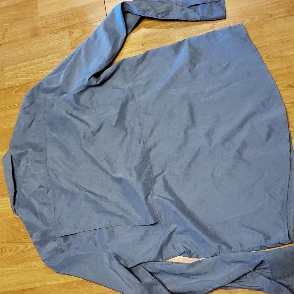 Wrangler Outdoor Series Vinted Long Sleeve Button Front Shirt Size Large View 3